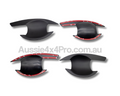 Door Handle Covers & Inserts for MQ / MR Mitsubishi Triton - Matte Black (2015 - 2018)-Aussie 4x4 Pro