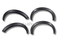 Flares for Ford Ranger Next Gen Dual Cab with Bull Bar - Matte Black - Set of 4 (2022+)-Aussie 4x4 Pro