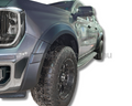 Flares for Ford Ranger Next Gen Sport Dual Cab - Matte Black - Set of 4 (2022+)-Aussie 4x4 Pro