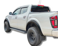 Flares for NP300 D23 Nissan Navara Dual Cab - Matte Black - Slim Style - Set of 4 (2021 - 2024)-Aussie 4x4 Pro