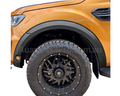 Flares for PX3 Ford Ranger Wildtrak Dual Cab - Matte Black - Slim Style - Sensor Compatible - Set of 4 (2019 - 2021)-Aussie 4x4 Pro