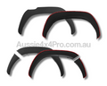 Flares for Toyota Hilux SR / SR5 / Revo Dual Cab - Matte Black - Set of 4 (2015 - 2024)-Aussie 4x4 Pro