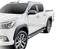 Flares for Toyota Hilux SR / SR5 / Revo Dual Cab - Matte Black - Set of 4 (2015 - 2024)-Aussie 4x4 Pro