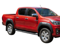 Flares for Toyota Hilux Dual Cab - Matte Black / Grey - Heavy Duty Style - Set of 4 (2015 - 2025)-Aussie 4x4 Pro