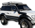 Flares for 80 Series Toyota Landcruiser - Textured Black - Heavy Duty Style - Set of 4-Aussie 4x4 Pro