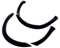 Flares for Ford Ranger PX1 / PX2 - Matte Black - Slim Style - Set of 2 for Front Wheel Arches (2012 - 2018)-Aussie 4x4 Pro