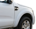Flares for Ford Ranger PX2 MK2 Wildtrak - Gloss White - Set of 2 for Front Wheel Arches (2015 - 2018)-Aussie 4x4 Pro