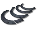 Flares for GWM Cannon - Matte Black - Heavy Duty Style - Set of 4 (2020 - 2024)-Aussie 4x4 Pro
