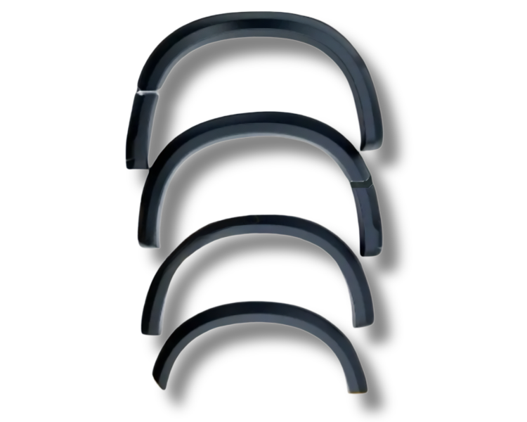 Flares for Holden Colorado - Matte Black - Slim Style - Set of 4 (2016 - 2022)-Aussie 4x4 Pro