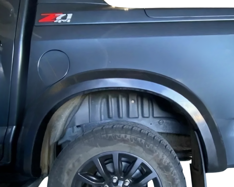Flares for Holden Colorado - Matte Black - Slim Style - Set of 4 (2016 - 2022)-Aussie 4x4 Pro