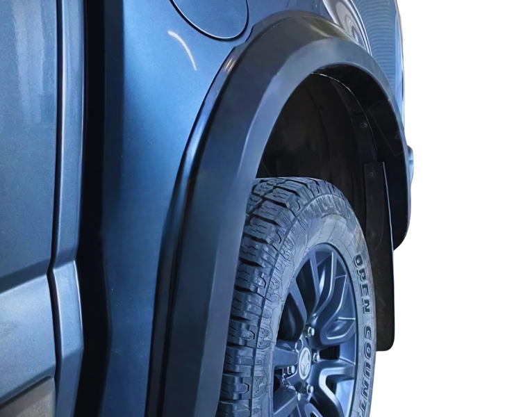 Flares for Holden Colorado - Matte Black - Slim Style - Set of 4 (2016 - 2022)-Aussie 4x4 Pro