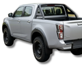 Flares for Isuzu D-MAX Dual Cab - Gloss Grey - Heavy Duty Style - Set of 4 (2020 Onwards)-Aussie 4x4 Pro