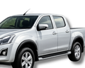 Flares for Isuzu D-MAX Dual Cab - Matte Black - Slim Style - Set of 4 (2012 - 2019)-Aussie 4x4 Pro