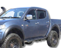 Flares for ML / MN Mitsubishi Triton - Matte Black - Set of 4 (2006 - 2015)-Aussie 4x4 Pro