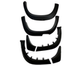 Flares for MR Mitsubishi Triton - Matte Black - Heavy Duty Style - Set of 4 (2019 - 2024)-Aussie 4x4 Pro