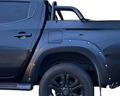 Flares for MR Mitsubishi Triton - Matte Black - Heavy Duty Style - Set of 4 (2019 - 2024)-Aussie 4x4 Pro