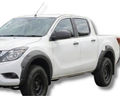 Flares for Mazda BT-50 - Matte Black - Heavy Duty Style - Set of 4 (2012 - 2018)-Aussie 4x4 Pro