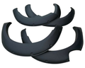 Flares for Nissan Navara NP300 D23 - Matte Black - Heavy Duty Style - Set of 4 (2014 - 2020)-Aussie 4x4 Pro