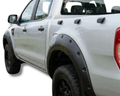 Flares for PX1 Ford Ranger XL / XLT - Matte Black - Heavy Duty Style - Set of 4 (2012 - 2015)-Aussie 4x4 Pro