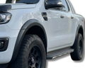 Flares for PX3 Ford Ranger MK3 with Sensor - Matte Black - Slim Style - Set of 4 (2019 - 2022)-Aussie 4x4 Pro