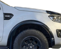 Flares for PX3 Ford Ranger MK3 with Sensor - Matte Black - Slim Style - Set of 4 (2019 - 2022)-Aussie 4x4 Pro