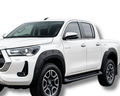 Flares for Toyota Hilux - Matte Black - Heavy Duty Style - Set of 4 (2020 Onwards)-Aussie 4x4 Pro