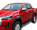 Flares for Toyota Hilux Dual Cab - Matte Black / Grey - Heavy Duty Style - Set of 4 (2015 - 2025)-Aussie 4x4 Pro