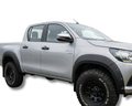 Flares for Toyota Hilux SR5 - Matte Black - Heavy Duty Style - Set of 4 (2015 - 2018)-Aussie 4x4 Pro