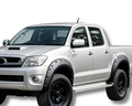 Flares for Toyota Hilux SR / SR5 - Matte Black - Heavy Duty Style - Set of 4 (2005 - 2011)-Aussie 4x4 Pro