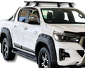 Flares for Toyota Hilux SR / SR5 - Matte Black - Heavy Duty Style - Set of 4 (2018 - 2020)-Aussie 4x4 Pro