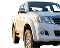 Flares for Toyota Hilux SR / SR5 - White - Set of 2 for Front Wheel Arches (2011 - 2015)-Aussie 4x4 Pro