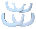 Flares for Toyota Hilux SR / SR5 Dual Cab - Gloss White - Set of 4 (2005 - 2011)-Aussie 4x4 Pro