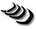 Flares for Toyota Hilux SR / SR5 / Rugged X - Matte Black - Set of 4 (2015 - 2025)-Aussie 4x4 Pro
