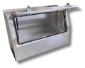 Flat Aluminium 3/4 Side Opening Toolbox - 1400x600x850mm-Aussie 4x4 Pro