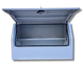 Flat Aluminium 3/4 Side Opening Toolbox - White - 1400x600x850mm-Aussie 4x4 Pro