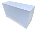 Flat Aluminium 3/4 Side Opening Toolbox - White - 1400x600x850mm-Aussie 4x4 Pro