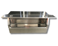 Flat Aluminium 3/4 Side Opening Toolbox with Shelf - 1700x600x850mm-Aussie 4x4 Pro