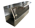 Flat Aluminium 3/4 Side Opening Toolbox with Shelf - 1700x600x850mm-Aussie 4x4 Pro