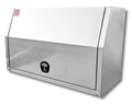 Flat Aluminium Full Side Opening Toolbox - 1400x600x850mm-Aussie 4x4 Pro