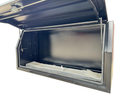 Flat Aluminium Full Side Opening Toolbox - Black - 1400x600x850mm-Aussie 4x4 Pro
