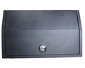 Flat Aluminium Full Side Opening Toolbox - Black - 1400x600x850mm-Aussie 4x4 Pro