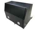 Flat Aluminium Side Opening Toolbox with Whale Tail Lock - Black - 1200x600x850mm-Aussie 4x4 Pro