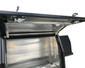 Flat Aluminium Side Opening Toolbox with Whale Tail Lock - Black - 1200x600x850mm-Aussie 4x4 Pro