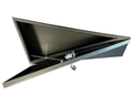 Flat Aluminium Tapered Undertray Toolboxes - Black - Pair - 1070x210x400mm-Aussie 4x4 Pro