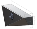 Flat Aluminium Tapered Undertray Toolboxes - Pair - 1010x210x400mm-Aussie 4x4 Pro