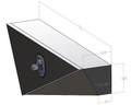 Flat Aluminium Tapered Undertray Toolboxes - Pair - 1070x210x400mm-Aussie 4x4 Pro