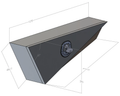 Flat Aluminium Tapered Undertray Toolboxes - Pair - 1070x210x400mm-Aussie 4x4 Pro