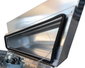 Flat Aluminium Tapered Undertray Toolboxes - Pair - 600x230x440mm-Aussie 4x4 Pro
