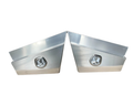 Flat Aluminium Tapered Undertray Toolboxes - Pair - 750x230x450mm-Aussie 4x4 Pro