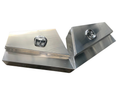 Flat Aluminium Tapered Undertray Toolboxes - Pair - 750x230x450mm-Aussie 4x4 Pro